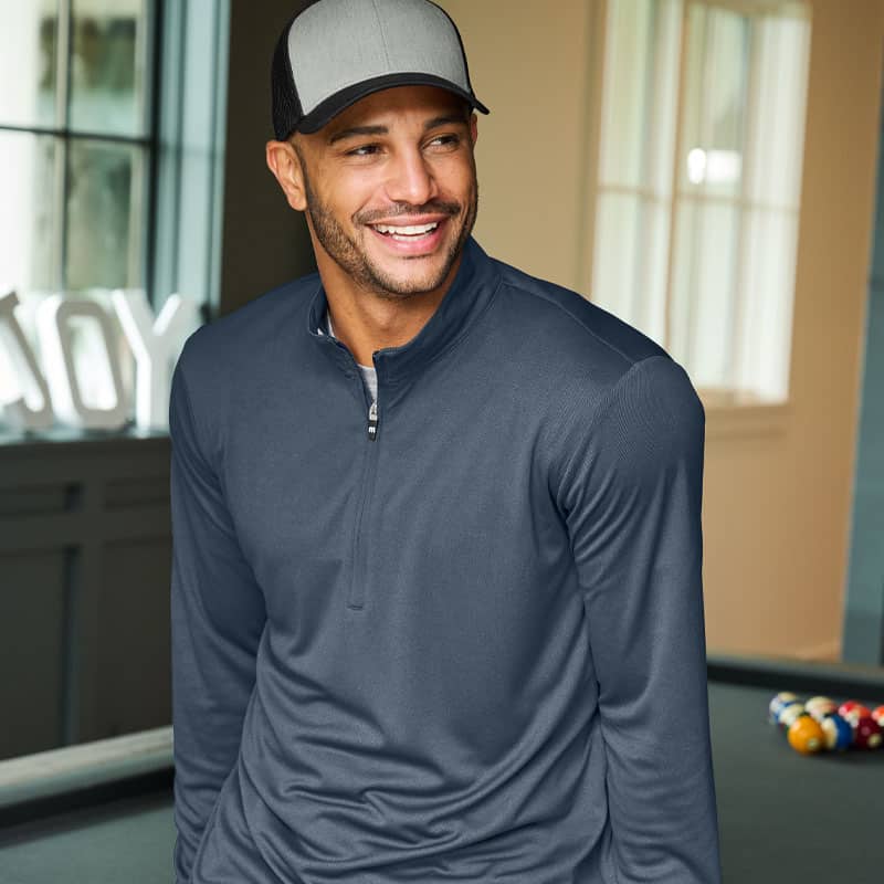 Custom embroidered TravisMathew quarter-zips and jackets